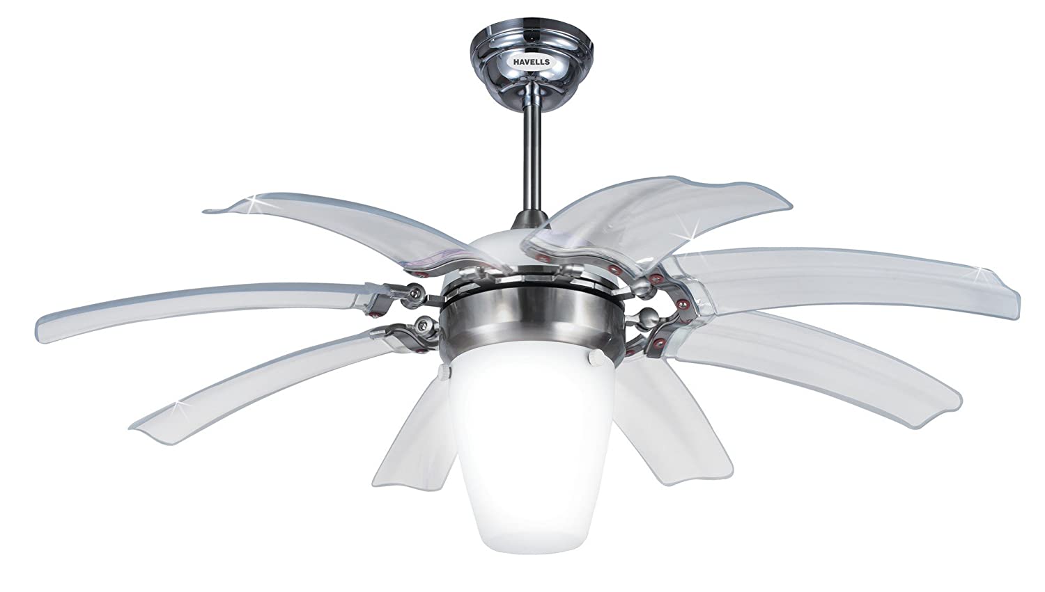 Havells Opus 1100mm Ceiling Fan Brushed Nickel (Transparent)