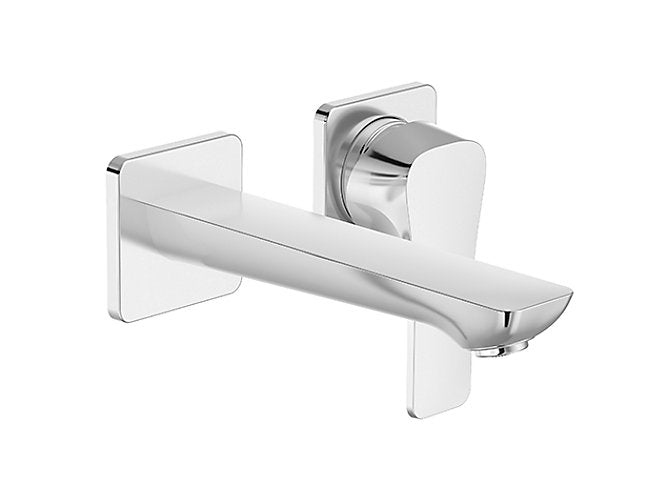 kohler K-27481IN-4ND-CP Single control wall mount lav faucet trim without drain in polished chrome