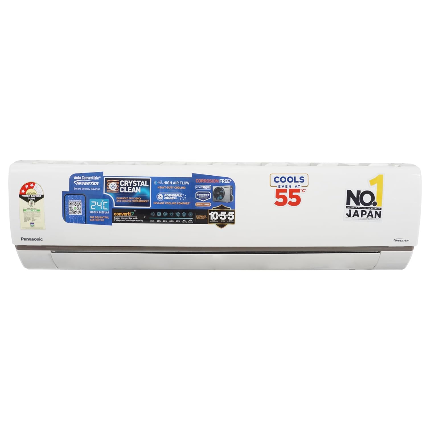Panasonic AU 7-in-1 1.5T 3 Star Inverter Split AC (100% Copper, CS/CU-AU18BKYF)