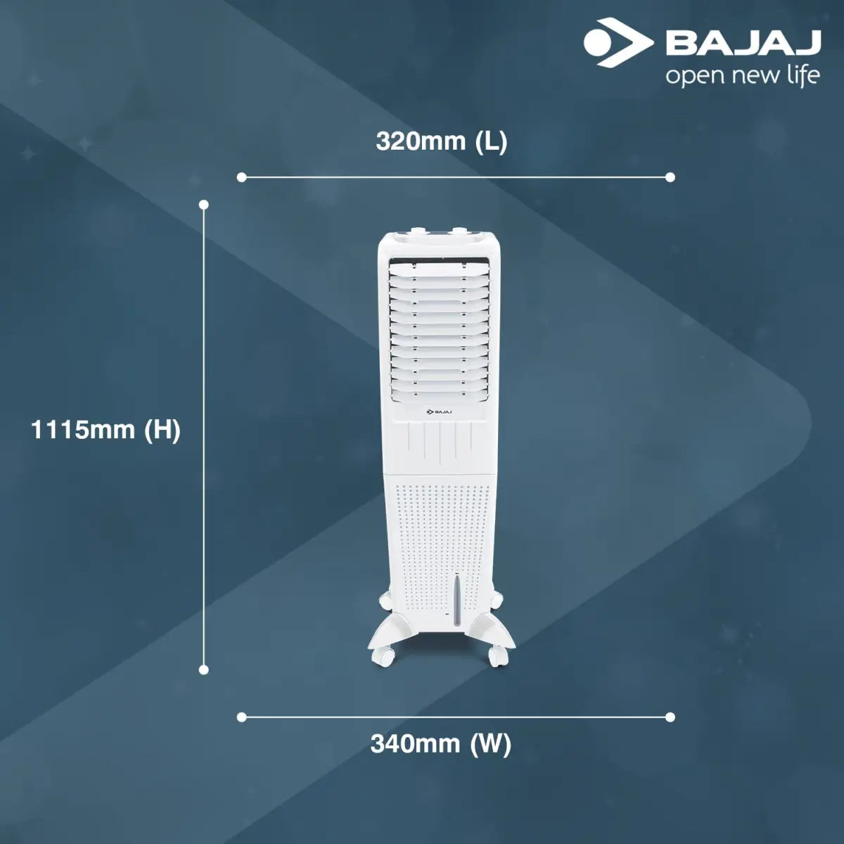 Bajaj TMH35 Tower Air Cooler - 35L White