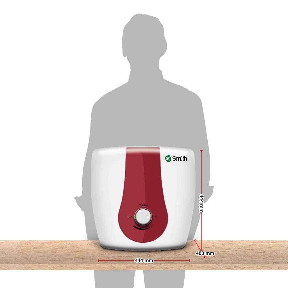 AO Smith SGS-GREEN SERIES-25 Storage 25 Litre Water Heater White