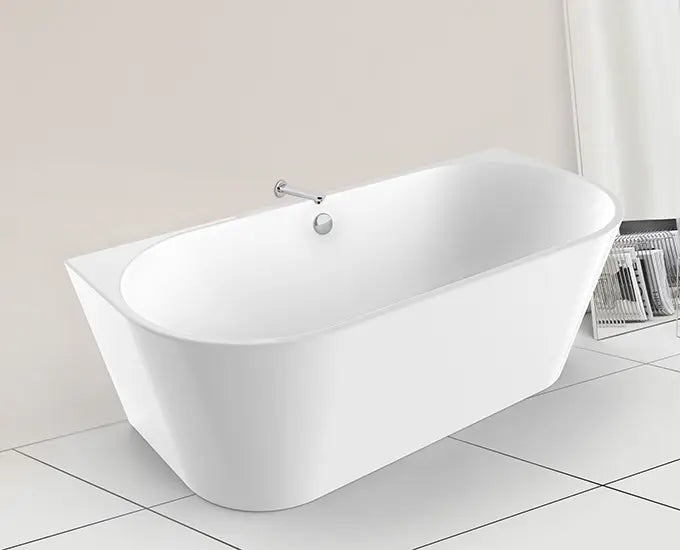 Cera B2520115 Cera Irena Back To Wall Free Standing Bath Tub - 1500x750x600 mm