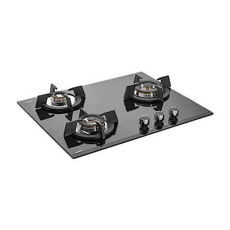 KAFF Built-in Hob Tempered Glass 3 Burner Hob Black - KH 60 BR 31