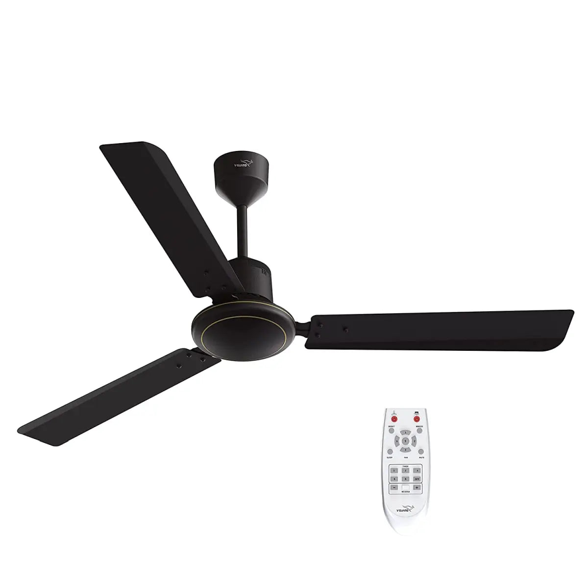 V-Guard Ecowind Neo Plus BLDC Motor Ceiling Fan with Remote (1200 mm) Brown