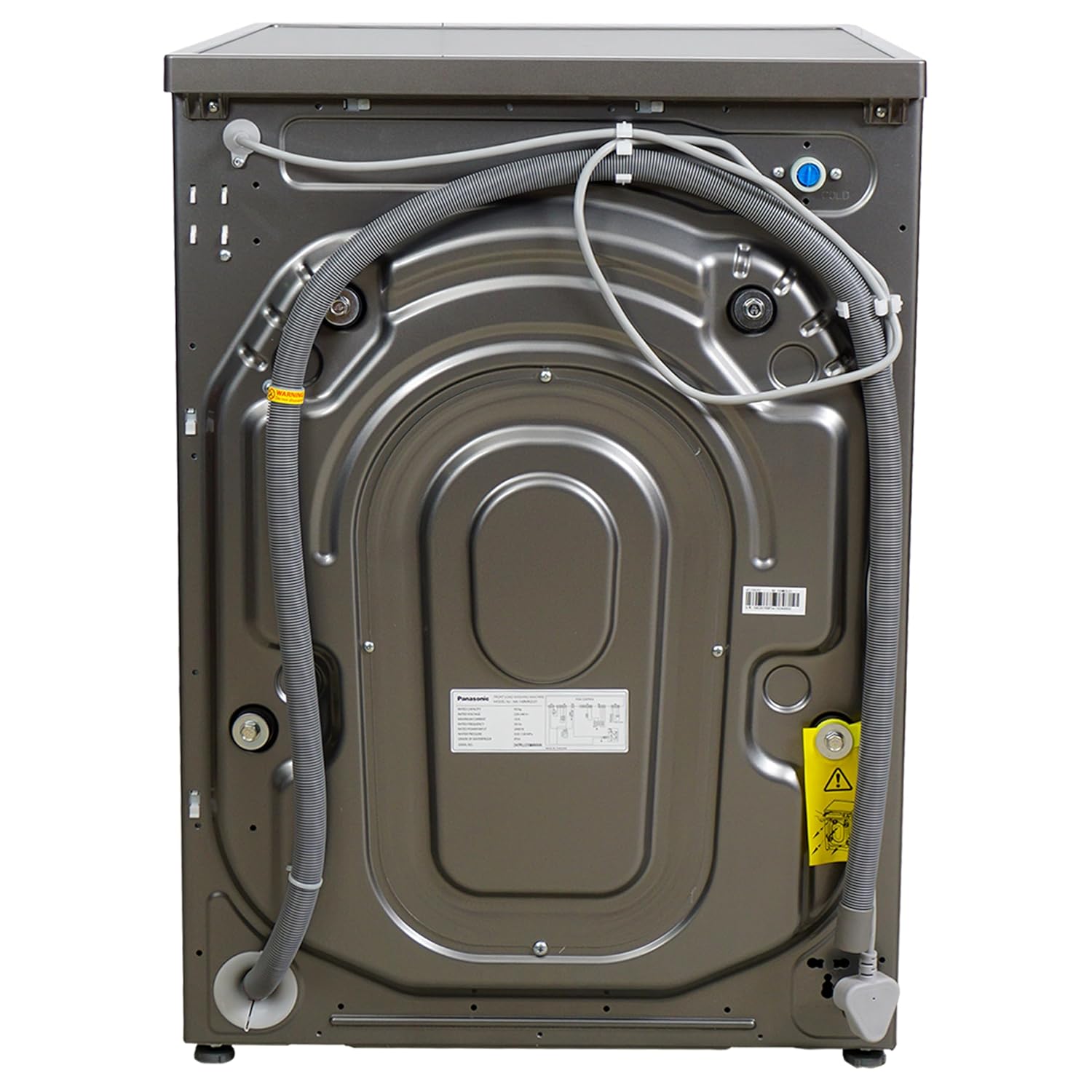 Panasonic 9kg 5-Star Inverter Fully Auto Front Load Washer with Built-In Heater & 15 Wash Programs (NA-149MR2L01, Dark Silver)