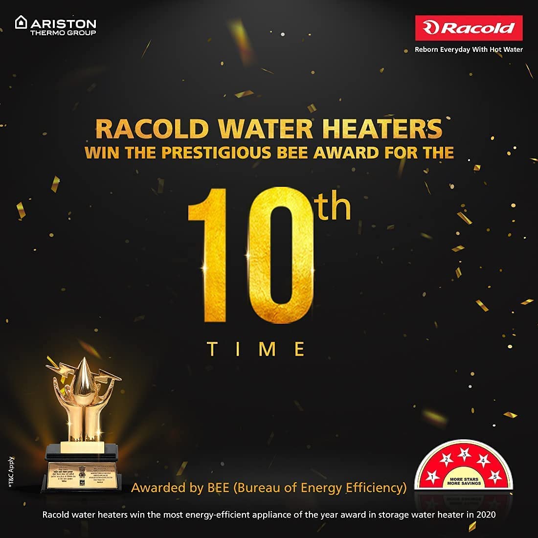 Racold Altro CDR 25 L Horizontal Water Heater (White)