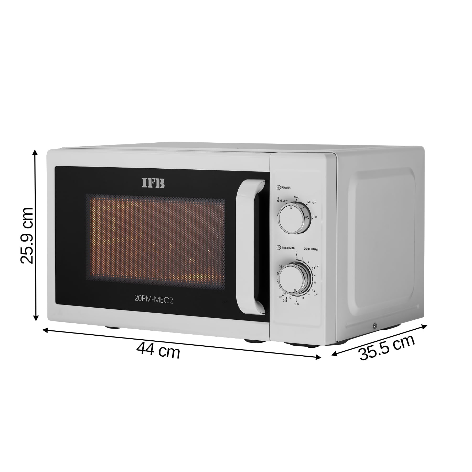 IFB 20 Litre Solo Microwave Oven (20PM-MEC2) White