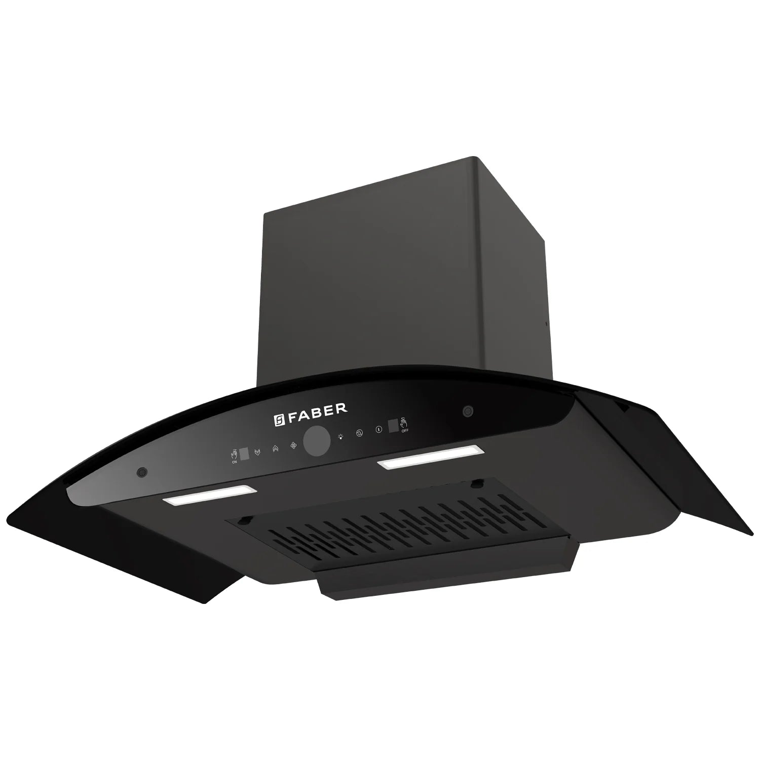 Faber 90 Cm Autoclean Filterless Kitchen Chimney - HOOD MYSTIC HC SC FL BK IN