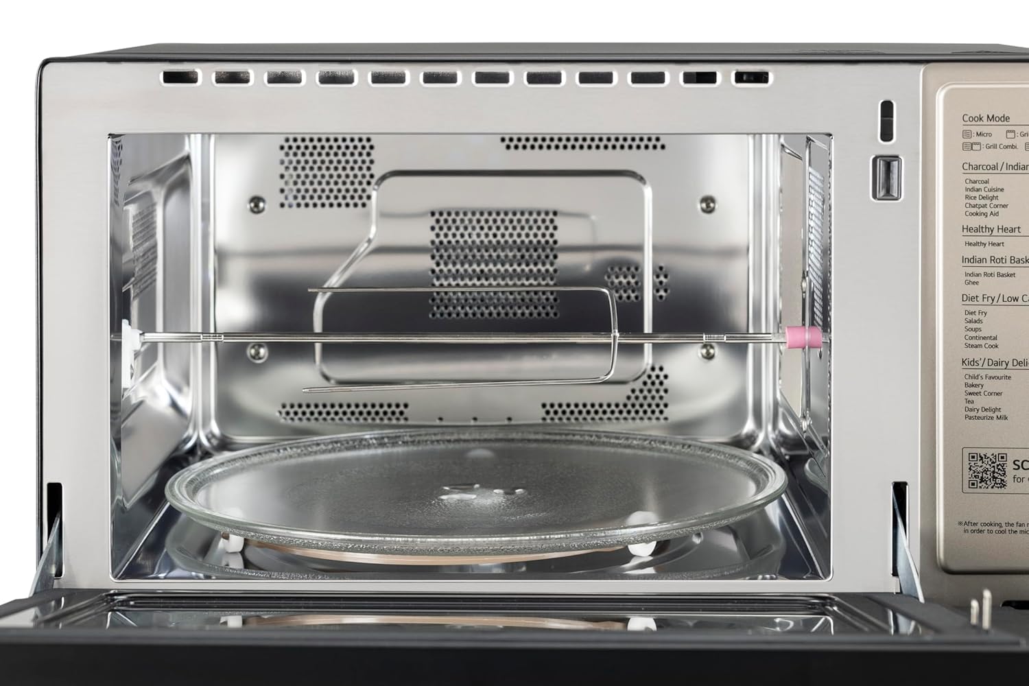 LG 32 L Scan to Cook Wi-Fi Enabled Charcoal Convection Healthy Microwave Oven MJEN326ULW