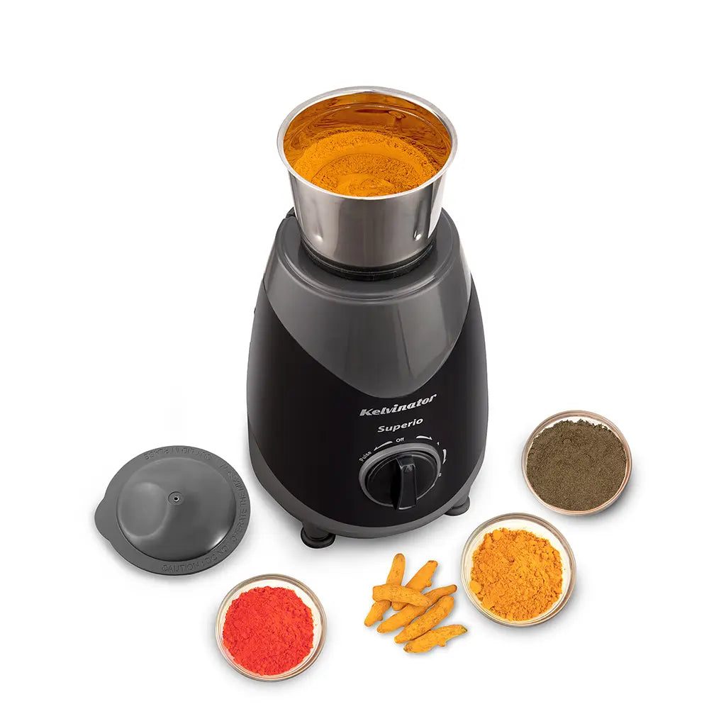 Kelvinator Superio850 Mixer Grinder KMG20850 3 Jars Stainless Steel