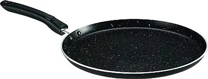 Butterfly Granza Non-Stick Aluminium Omni Tawa, 25 cm, Black and White