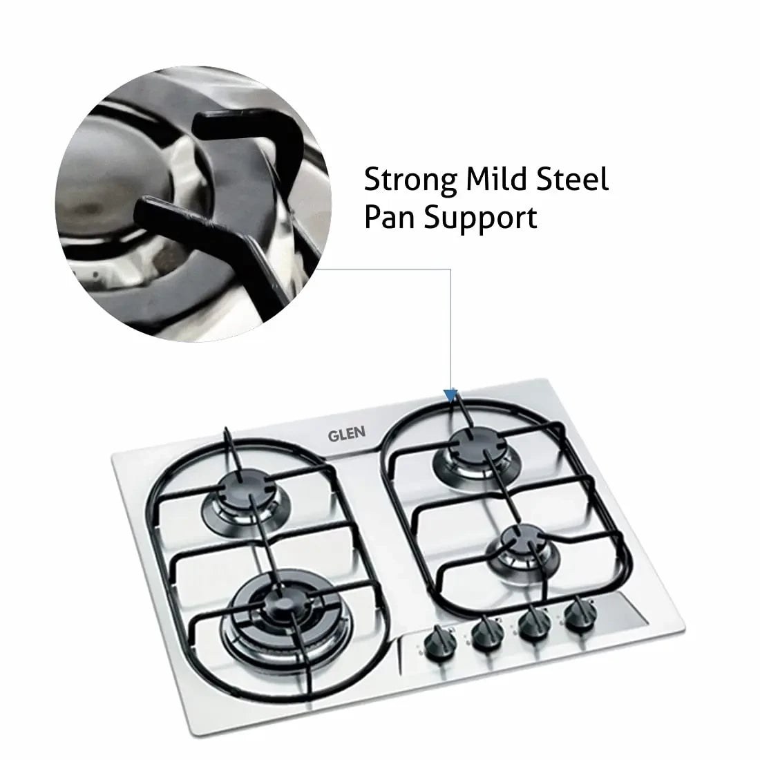 Glen GL 1061 TR SS Auto Built In Hob Cooktop