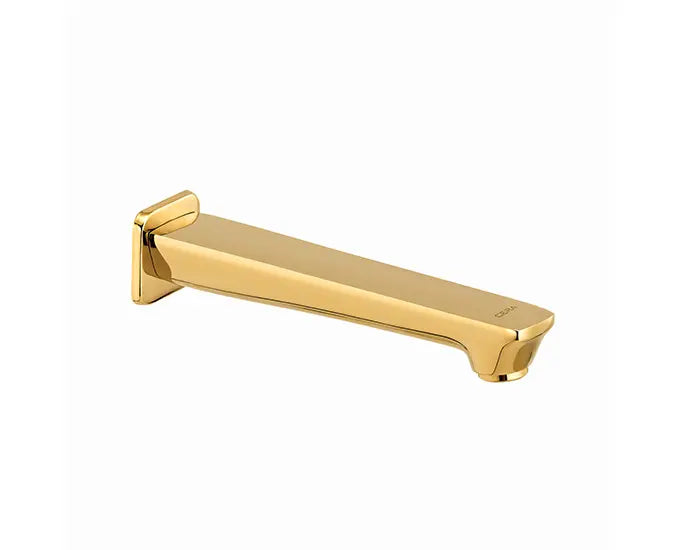 Cera F1005661FG Lustre Ruby French Gold Finish Quarter Turn Bath Tub Spout With Wall Flange