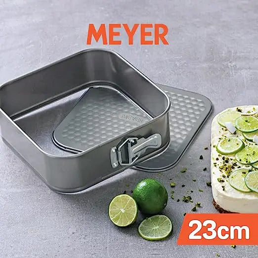 Meyer Bakemaster Non Stick Square Springform Cake Pan 23cm Grey