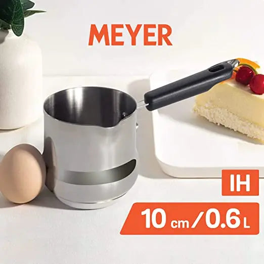 Meyer Stainless Steel Mini Pot Induction Base 74043 10cm Grey