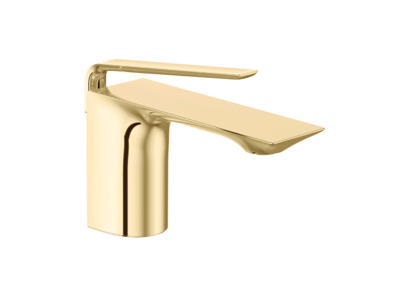 kohler K-25757IN-4ND-AF Single-control basin faucet without drain in french gold