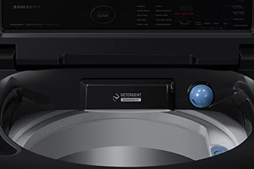 Samsung 9 Kg, 5 Star, Eco Bubble Technology With Super Speed, Wi-Fi, Digital Inverter Motor, Dual Storm, Fully-Automatic Top Load Washing Machine (WA90BG4546BVTL, Black Caviar)