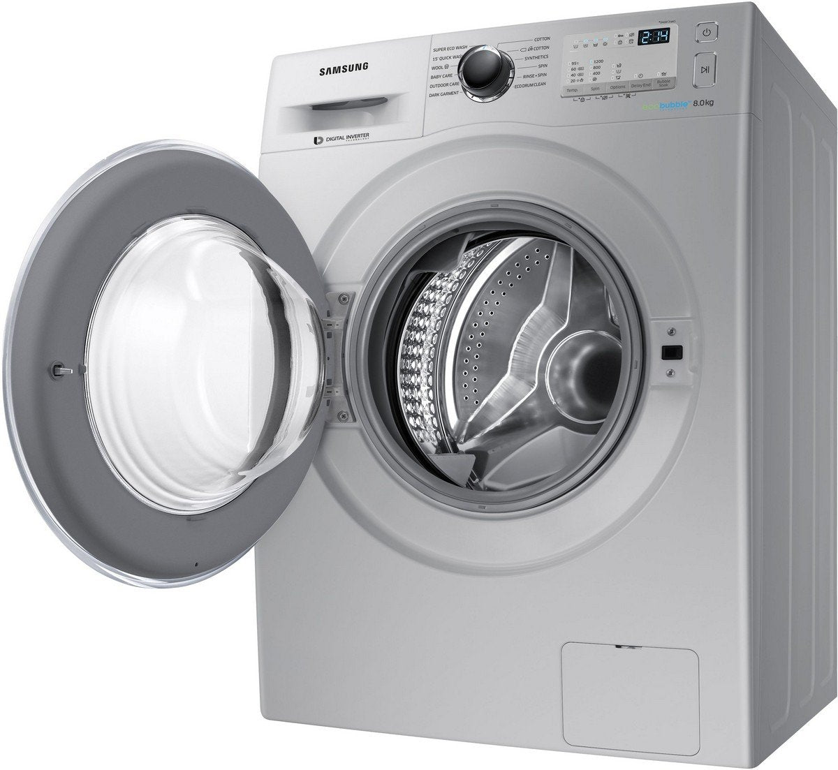Samsung 8kg Fully-Automatic Front Load Washer (WW80J4213GS/TL)