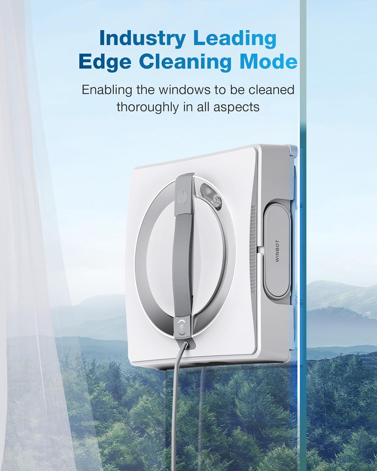 ECOVACS Winbot W2 Pro Omni Window Cleaning Robot: Intelligent Three-Nozzle Spray Technology