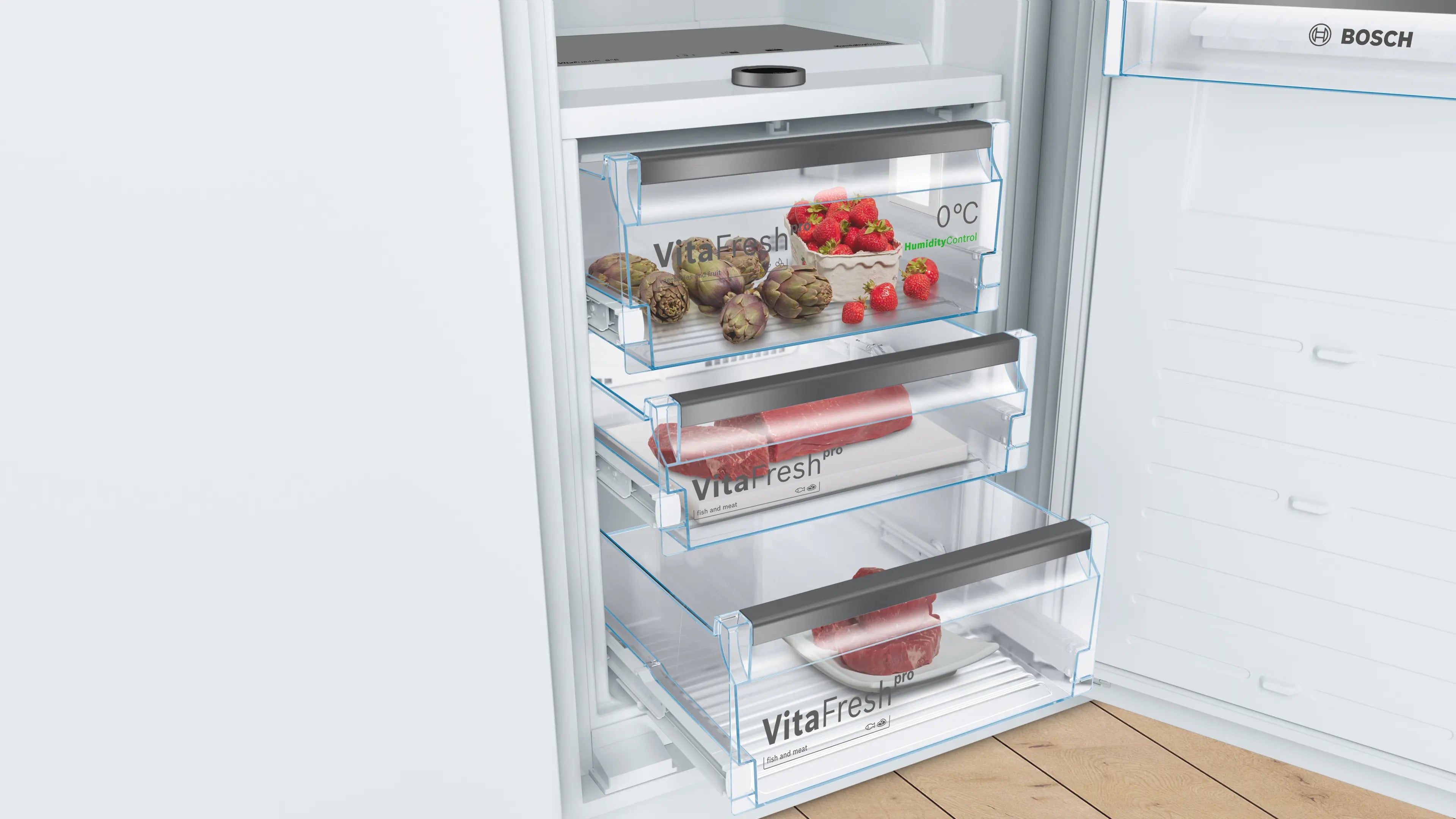 Bosch KIF81HD31I integrated refrigerator view