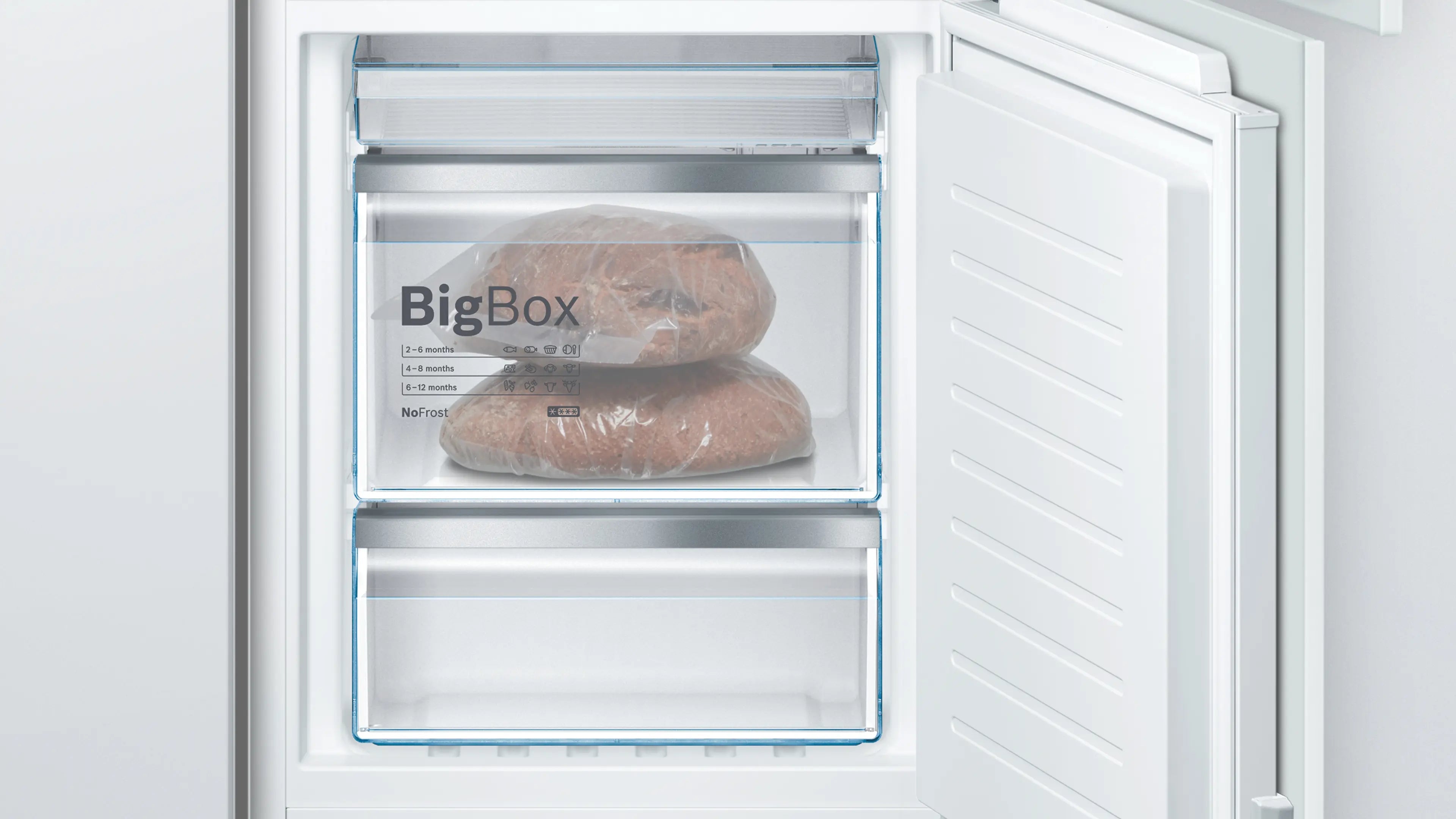 Bosch KIN86AF31I Vario Zone freezer storage