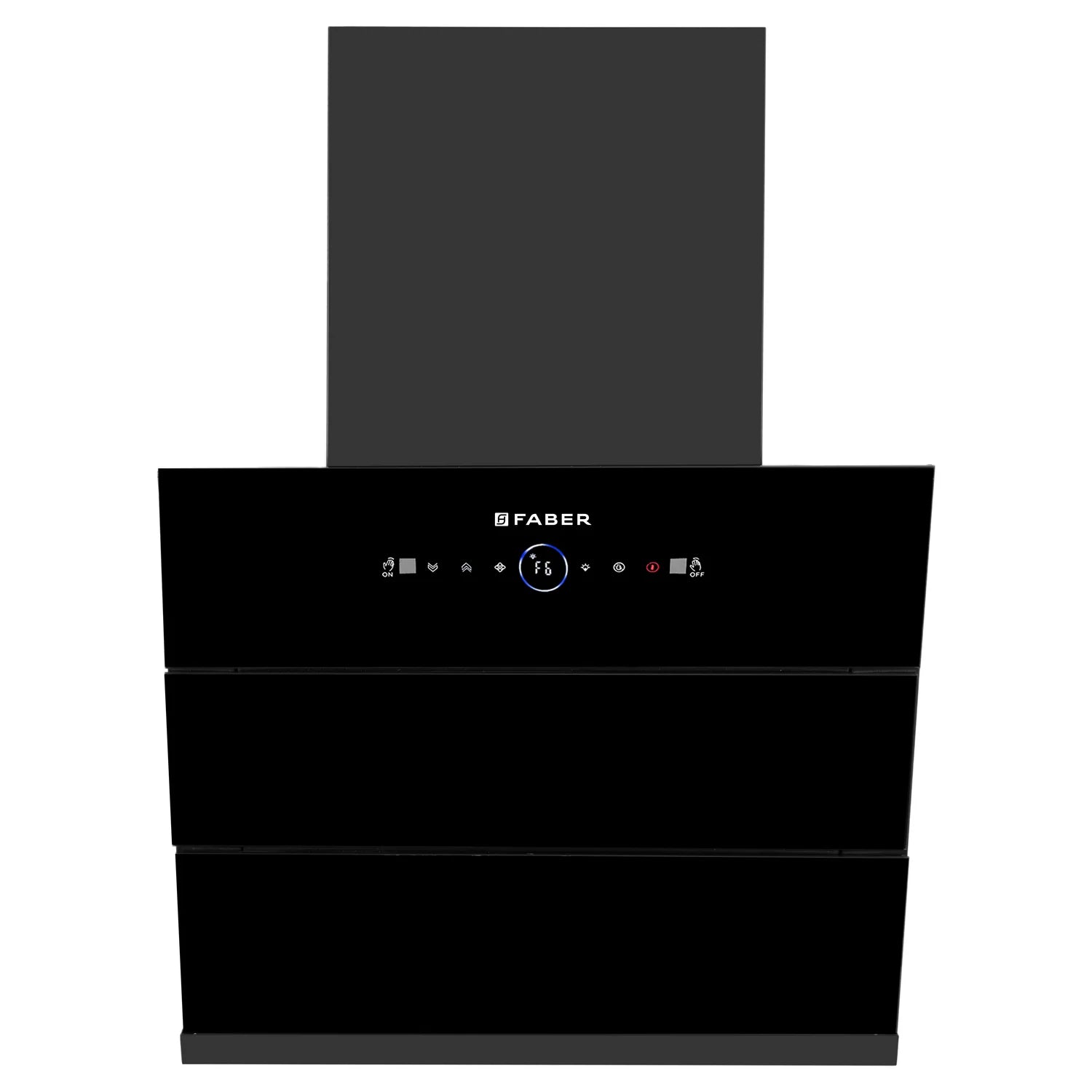 Faber 75cm AETHER BLDC HC SC FL BK IN Autoclean Filterless Hood