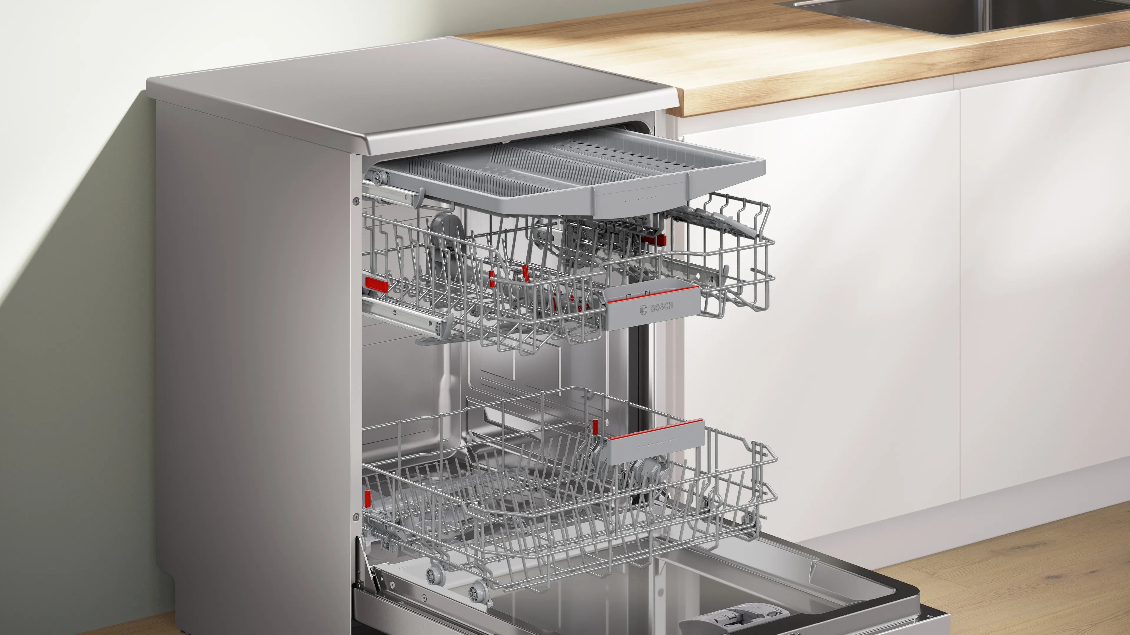 Bosch SMS6HMI01I Series 6, Bosch free-standing dishwasher, 60 cm, Brushed steel anti-fingerprint