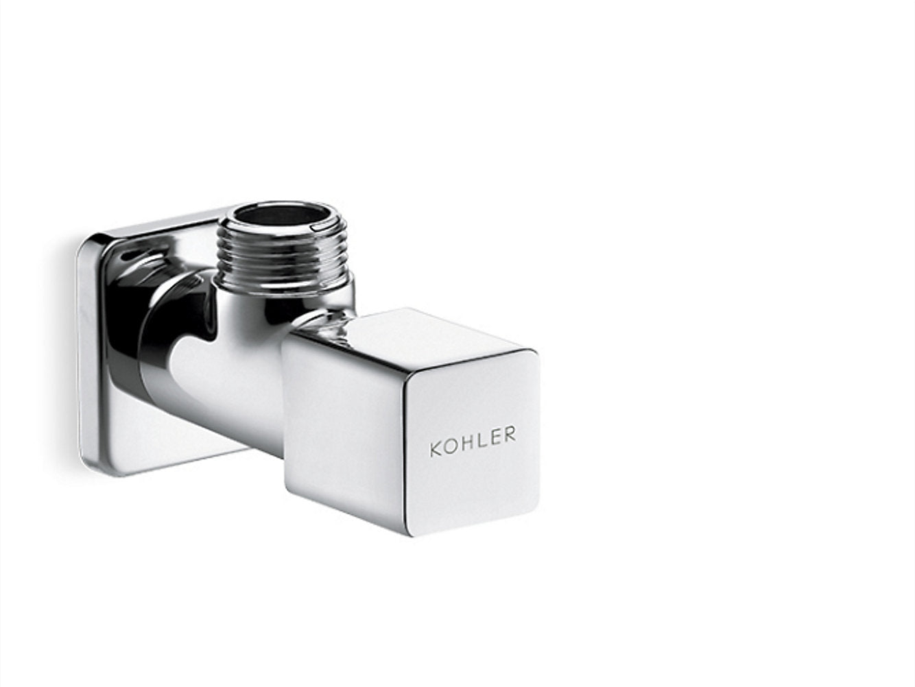 kohler K-80158IN-9AV-CP Square angle valve in polished chrome