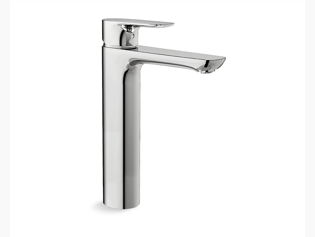 kohler K-72298IN-4-CP Single-control tall basin faucet with drain in polished chrome