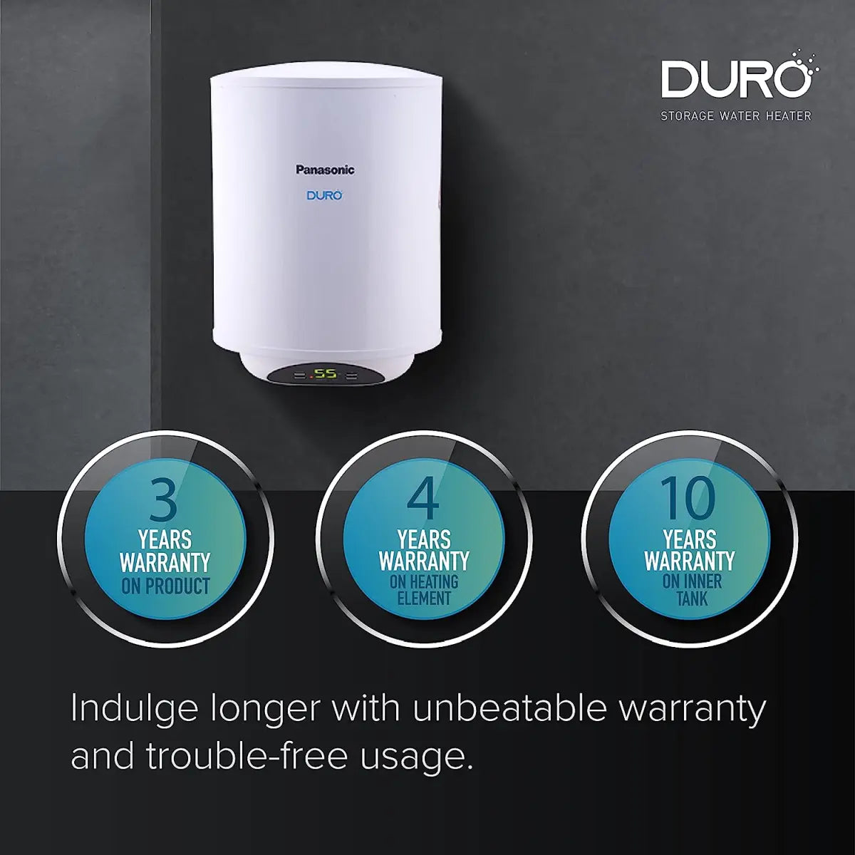 Panasonic Duro Digi 10L Water Heater (White)