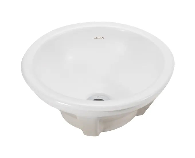 Cera S2030113 Circle Counter wash basin  380 x 380 x 150 mm White Colour