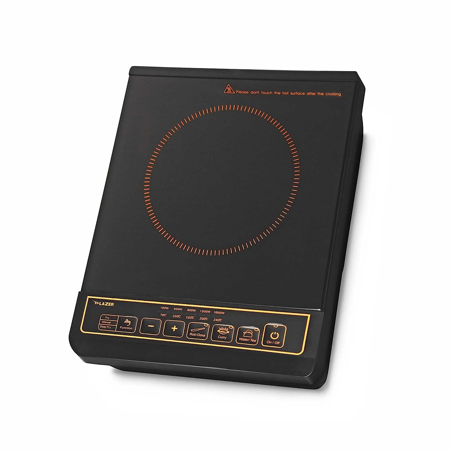 Lazer Topaz 1800w Glass Induction Cooktop With Auto Power Saving Mode(Black)