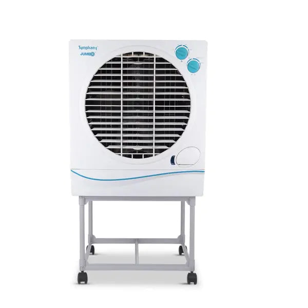 Symphony Jumbo 51 Desert Air Cooler 51-litres with Trolley (White)