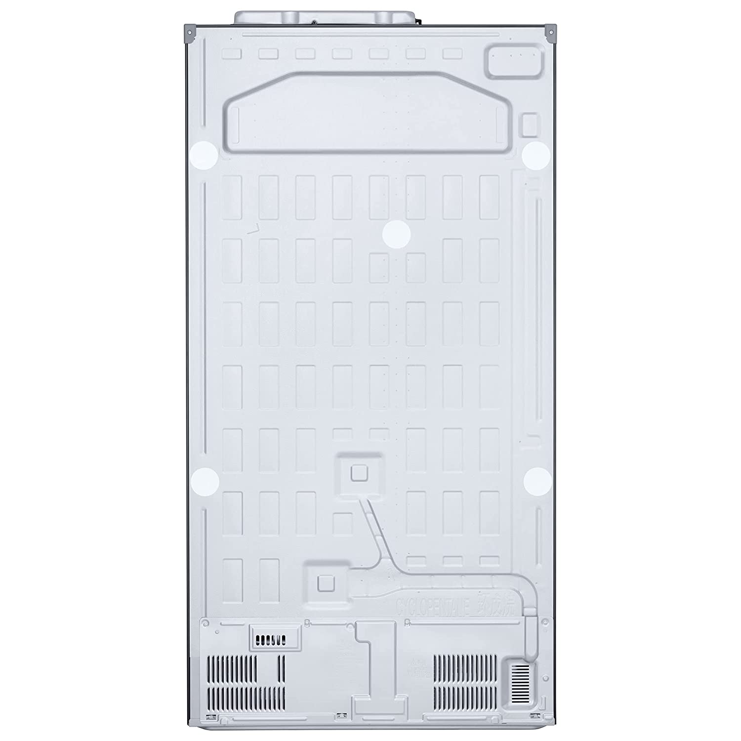 LG Side-by-Side Refrigerator GC-B257UGLW: 694L Frost Free Smart Inverter, Linen White