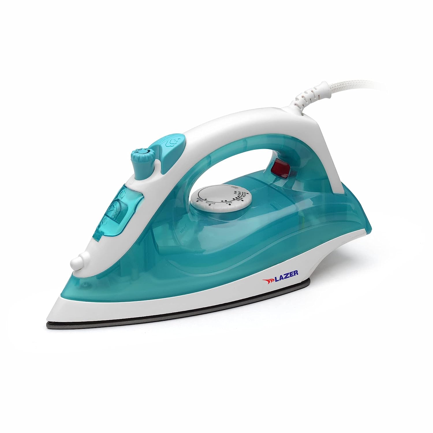 Lazer Elena Plus 1400W 180ml Tank capacity Steam Iron Press With Spray(Green)