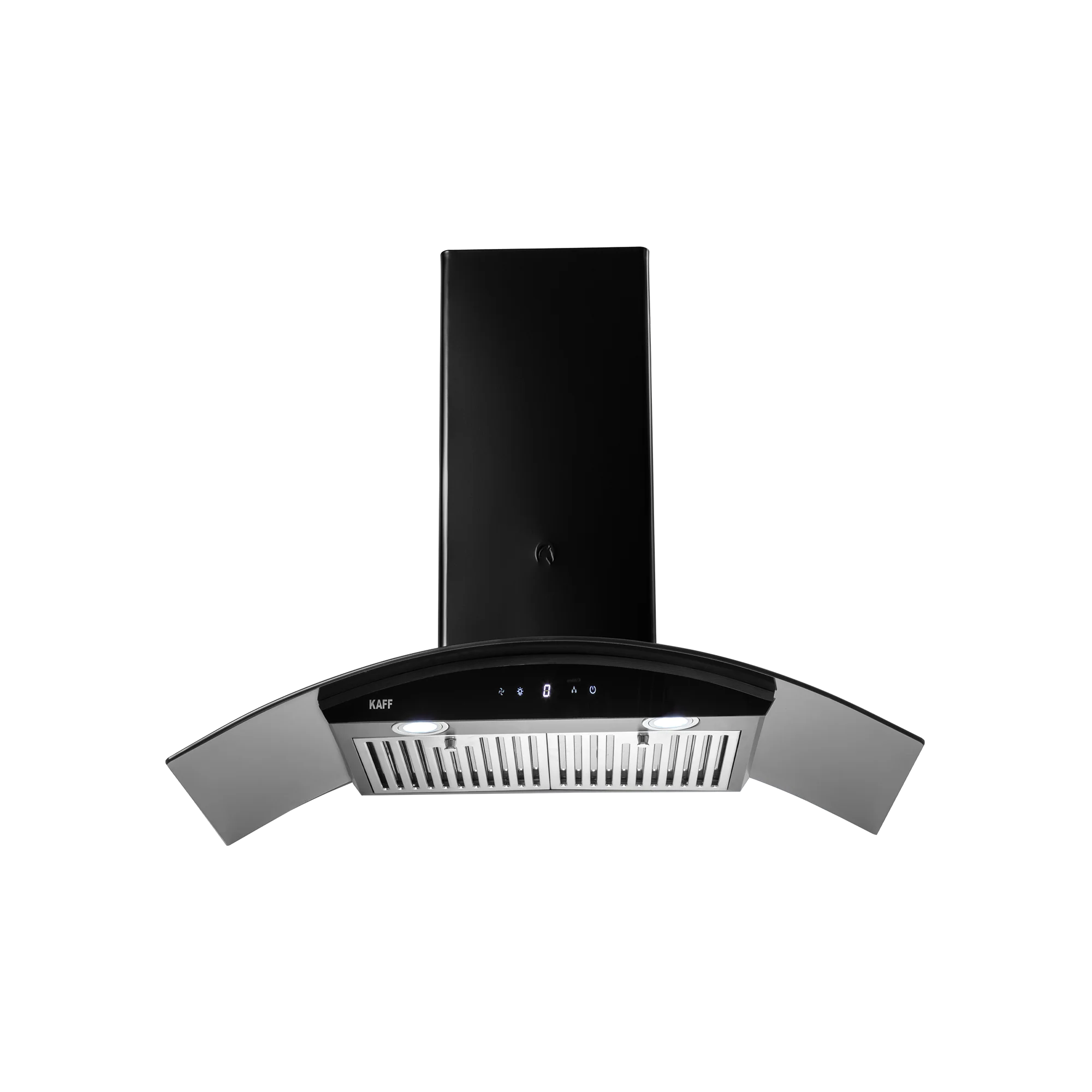 KAFF LIZ DHC 90 Auto Clean Curved Glass Kitchen Chimney - 90 CM with Baffle Filter