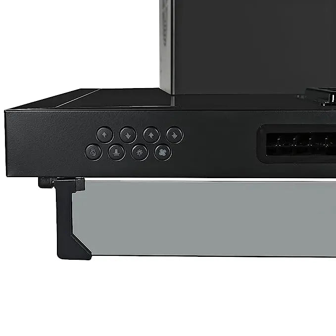Faber 3 way suction chimney with Air purifier & Fan 90 cm,1095 m³/hr (HOOD 3N1 AEROST SPARK PRO 3D BK FT Baffle Filter Black)