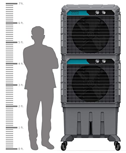 Symphony Movicool DD 125 Desert Cooler - 125L, Grey