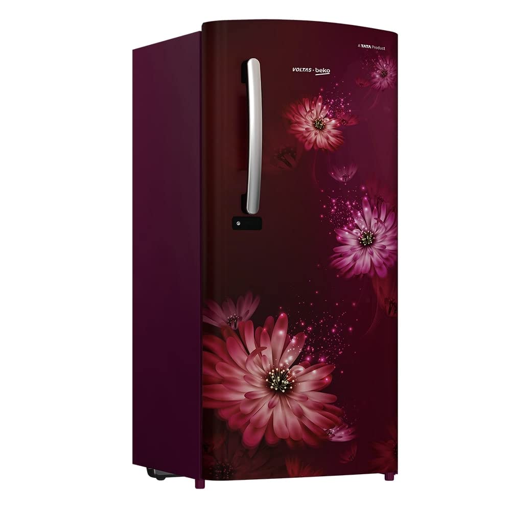 Voltas Beko 200 L 4 star Direct Cool Refrigerator,  Dahlia Wine (RDC220B60/DWEXXXXSG)