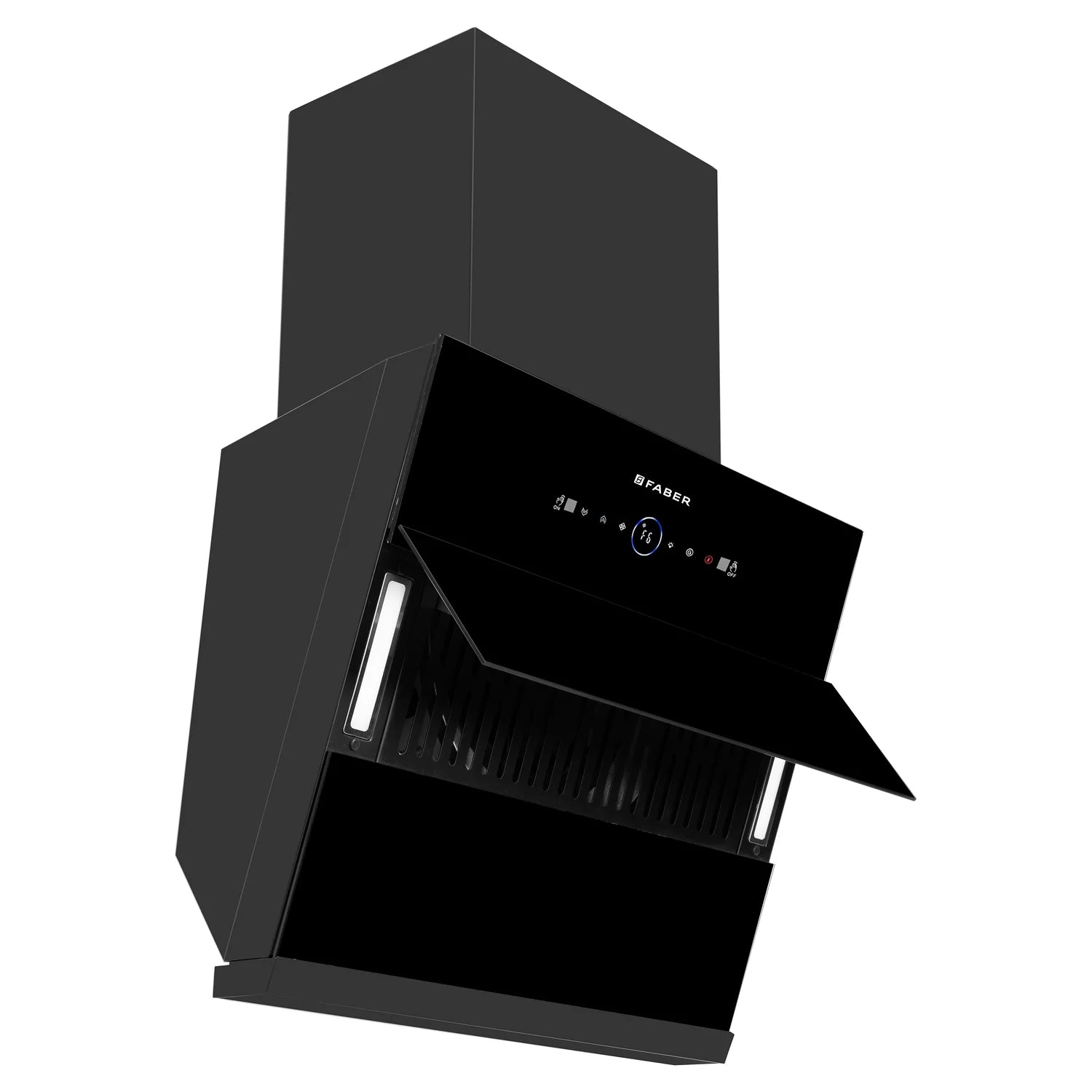 Faber 75cm AETHER BLDC HC SC FL BK IN Autoclean Filterless Hood