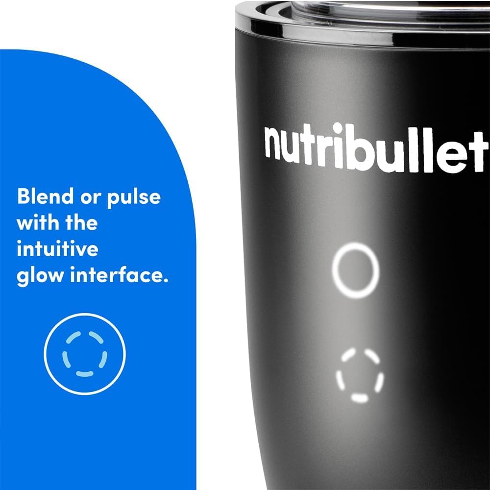 Nutribullet 1200W Ultra Blender: USA's #1 Mixer, Grinder, Smoothie Maker with Glow Interface - Quietest Single-Serve Blender