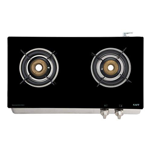 Kaff Stainless Steel 2 Burner Cooktop (KC 60 2B AI SS S/B, Silver)