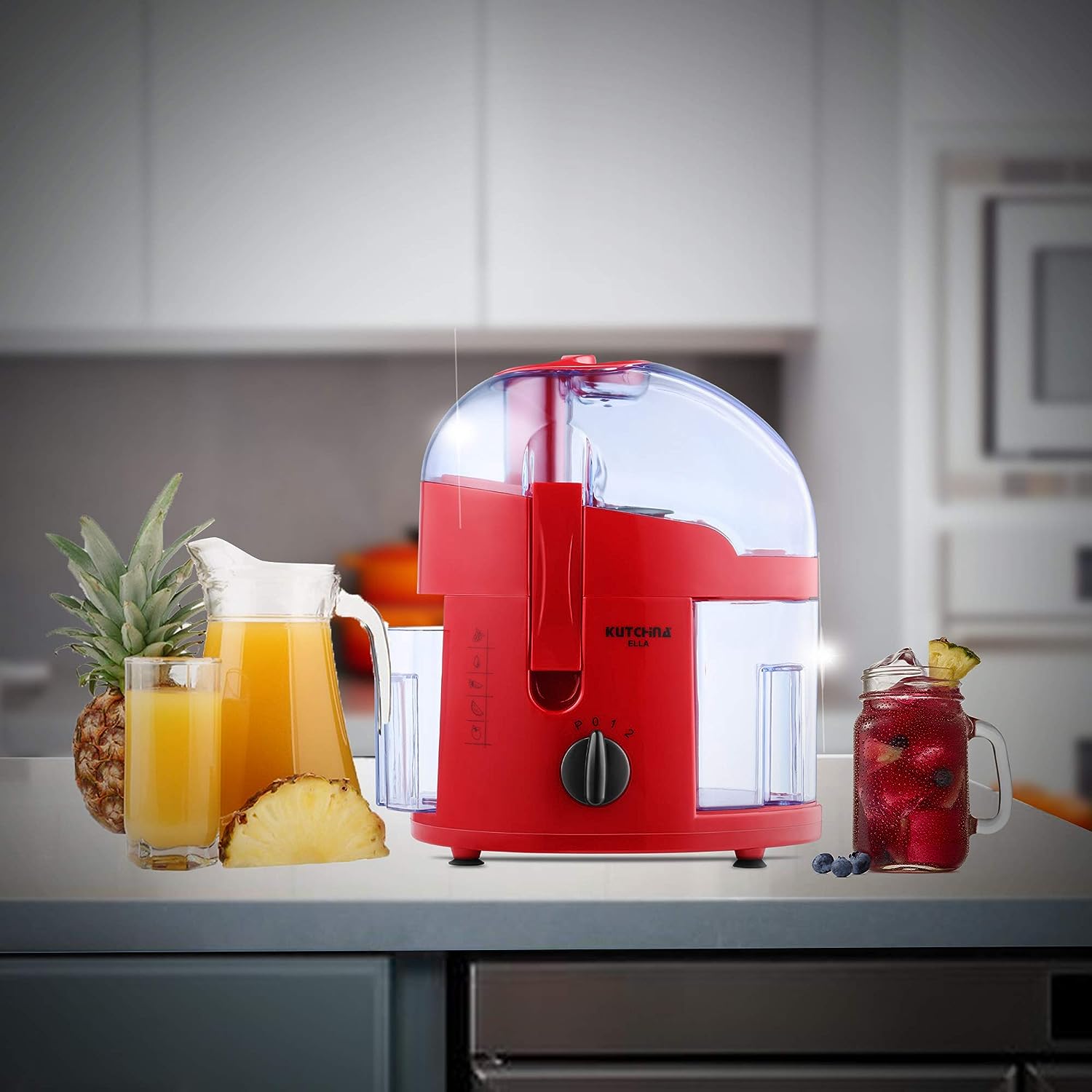 KUTCHINA 450 Watt Ella Juicer Red