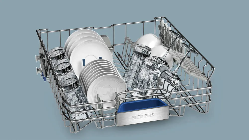 Siemens iQ500 free-standing dishwasher 60 cm silver inox SN258I06TE