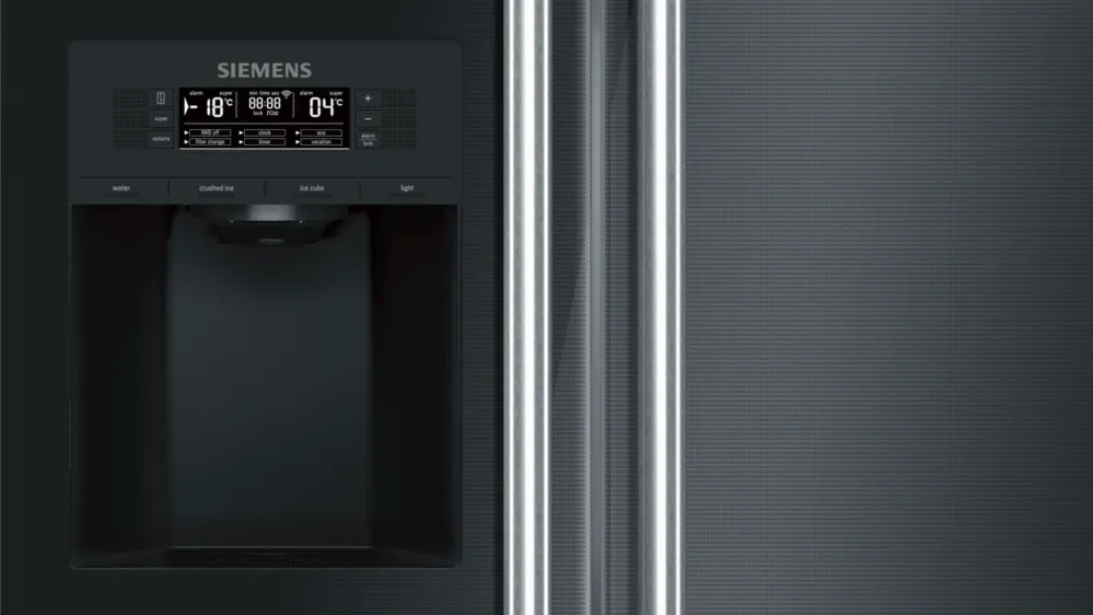 Siemens iQ700 Side-by-side fridge-freezer 175.6 x 91.2 cm Black KA92DSB30I