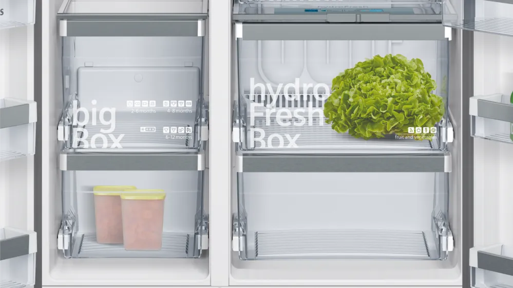 Siemens iQ700 Side-by-side fridge-freezer 175.6 x 91.2 cm Black KA92DSB30I
