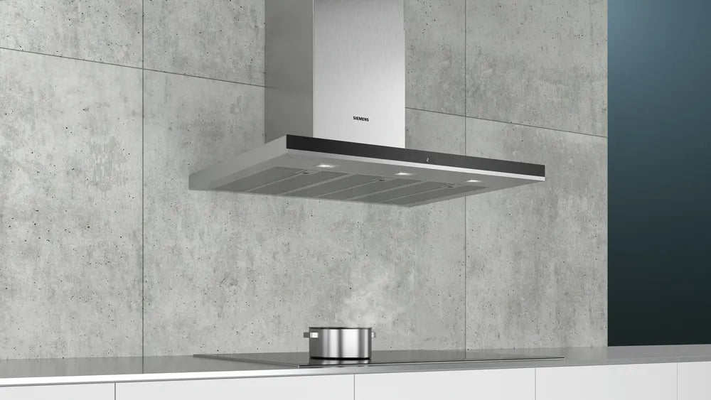 Siemens wall fairing chimney 90 cm stainless steel LC97BIP50