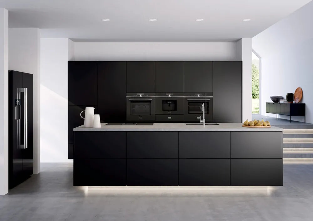 Siemens iQ700 American side by side, glass door 175.6 x 91.2 cm Black KA92DSB30
