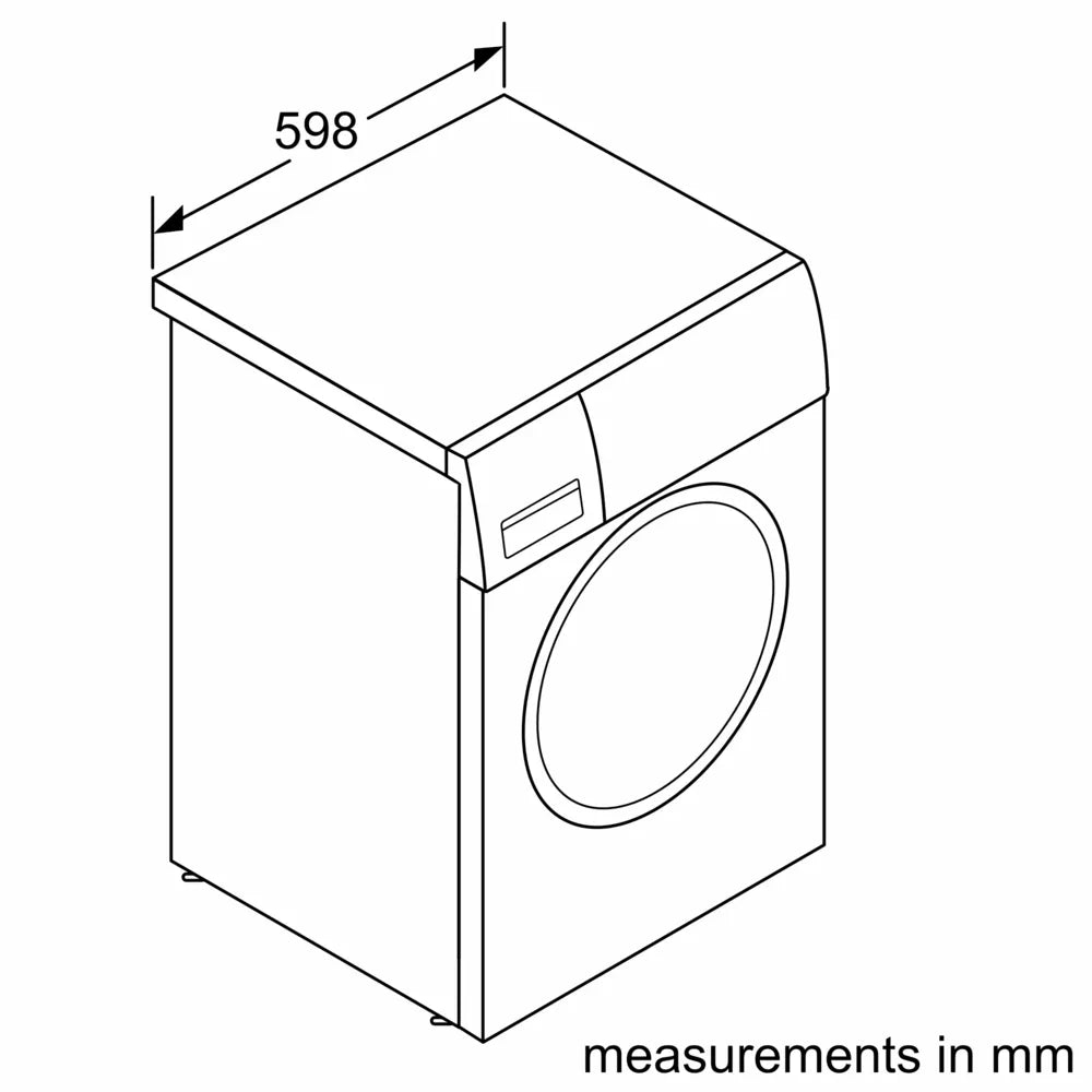 சீமென்ஸ் iQ700 சலவை இயந்திரம், முன் ஏற்றி 9 கிலோ 1400 rpm WM14W790IN