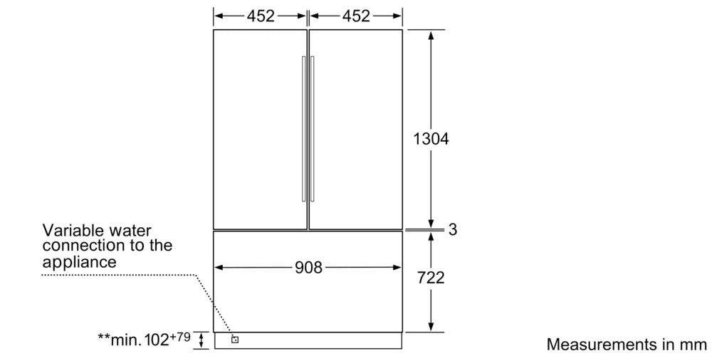 Siemens iQ700 Built-in bottom freezer 212.5 x 90.8 cm CI36BP01